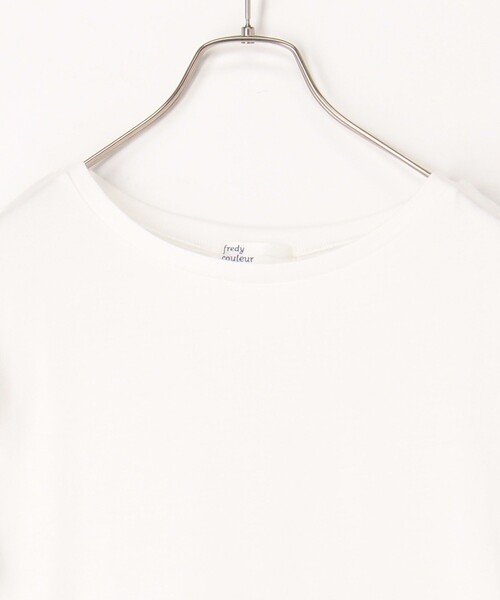 fredy couleur tシャツ TC天竺袖フリルTシャツ レディース