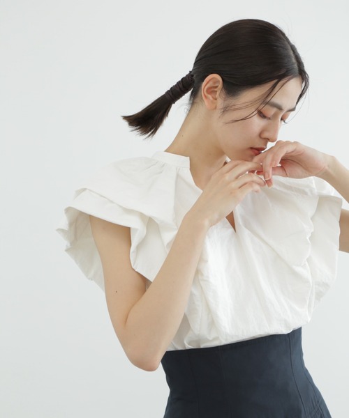 「JILL STUART」 半袖ブラウス FREE ホワイト レディース