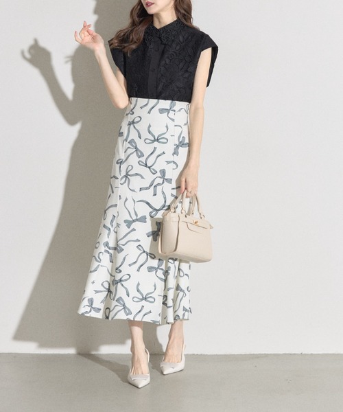ブラウス シャツ 「ZOZO限定」襟付きフラワーレースブラウス レディース tocco closet ブラウス シャツ 「ZOZO限定」襟付きフラワー