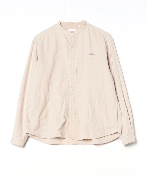 DANTON 長袖シャツ ベージュ 36 Danton 「DANTON」 長袖ブラウス 36 ベージュ レディース