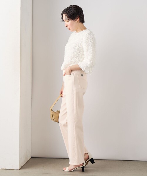 「Rie Miller」 デニムパンツ L ベビーピンク レディース