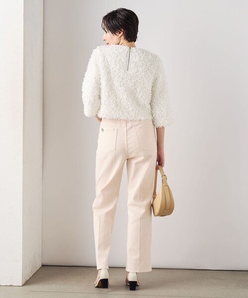 「Rie Miller」 デニムパンツ L ベビーピンク レディース