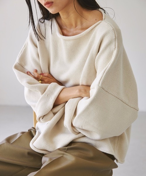 「TODAYFUL」 Vネックニット FREE キナリ レディース