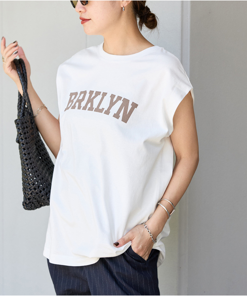 tシャツ BRKLYN ロゴTシャツ レディース