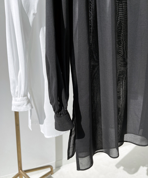 Spick＆Span 「Spick & Span」 長袖ブラウス - ブラック