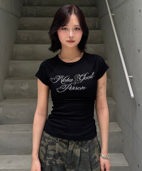 tシャツ Edge letter Tshirt レディース メンズ