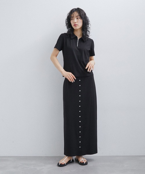 「agnes b.」 半袖カットソー「Adam et Ropeコラボ」 M サックスブルー レディース