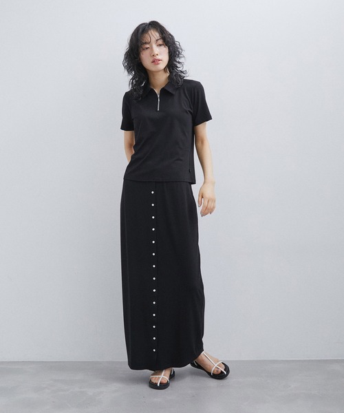 「agnes b.」 半袖カットソー「Adam et Ropeコラボ」 M サックスブルー レディース