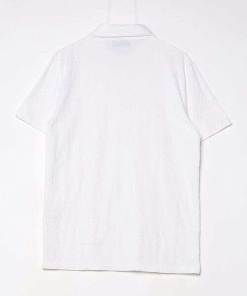 「A.S.M」 半袖ポロシャツ 52 ホワイト メンズ_画像2