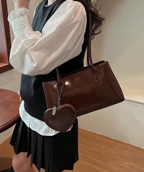 pumpkin port（パンプキンポート） ボストンバッグ BIGハートチャーム