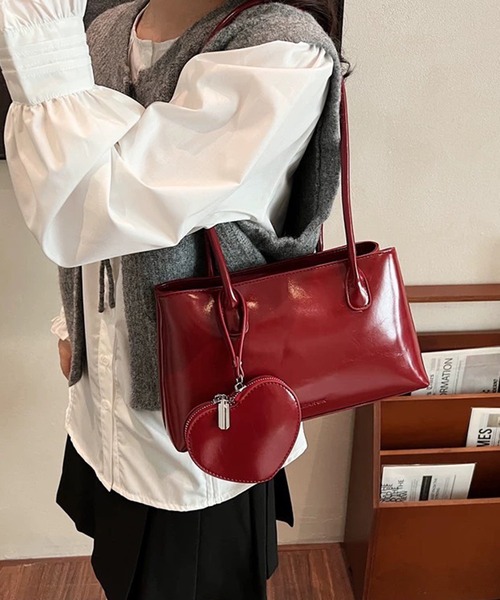 pumpkin port（パンプキンポート） ボストンバッグ BIGハートチャーム