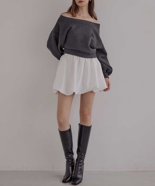 ACYM アシーム Bot wrap mini スカート ACYM アシーム Bot wrap mini スカート ACYM アシーム Bot wrap