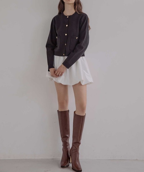ACYM スカート サテンバルーンミニスカート : ZOZOTOWN Yahoo!店
