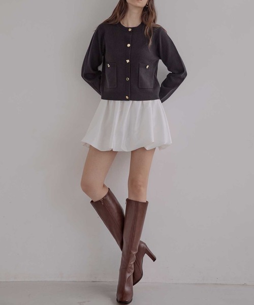 ACYM（アシーム） スカート サテンバルーンミニスカート : ZOZOTOWN