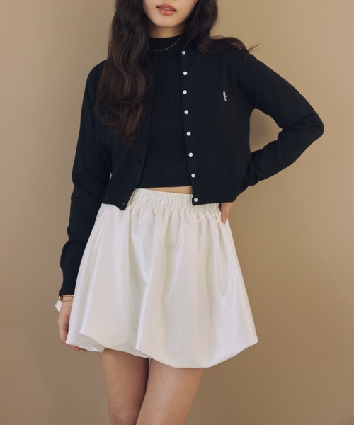 ACYM（アシーム） スカート サテンバルーンミニスカート : ZOZOTOWN