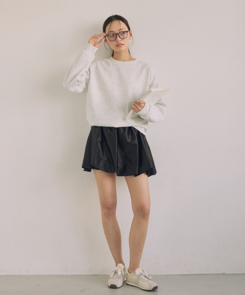 ACYM  大人可愛いミニスカート ACYM（アシーム） スカート サテンバルーンミニスカート : ZOZOTOWN