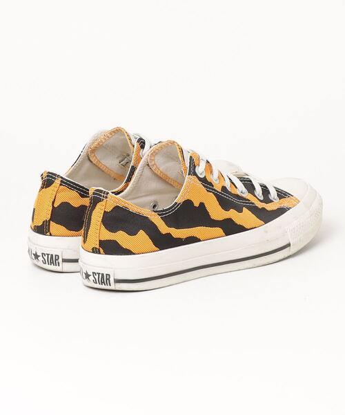 「CONVERSE」 ローカットスニーカー 24.5cm オレンジ レディース