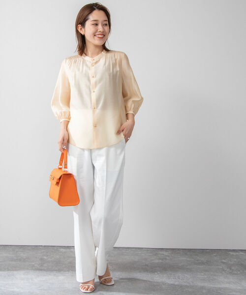 「NOLLEY'S」 半袖ブラウス 38 ブラック レディース_画像3