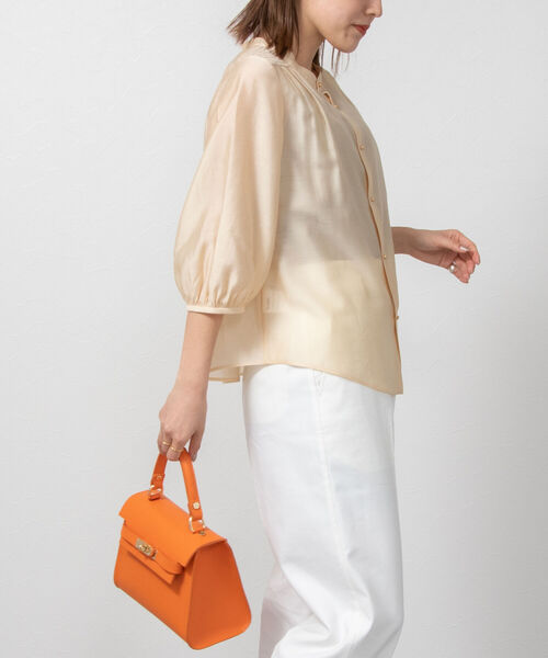 「NOLLEY'S」 半袖ブラウス 38 ブラック レディース_画像4