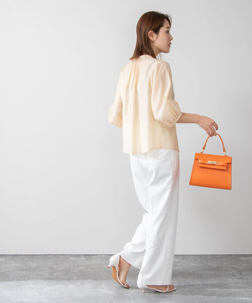 「NOLLEY'S」 半袖ブラウス 38 ブラック レディース_画像5