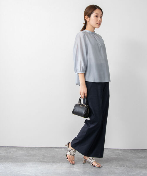 「NOLLEY'S」 半袖ブラウス 38 ブラック レディース_画像7