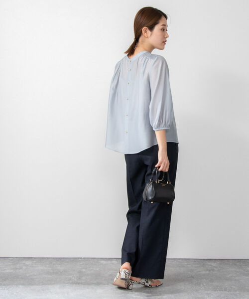 「NOLLEY'S」 半袖ブラウス 38 ブラック レディース_画像8