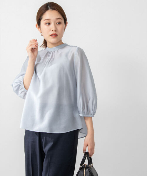 「NOLLEY'S」 半袖ブラウス 38 ブラック レディース_画像9