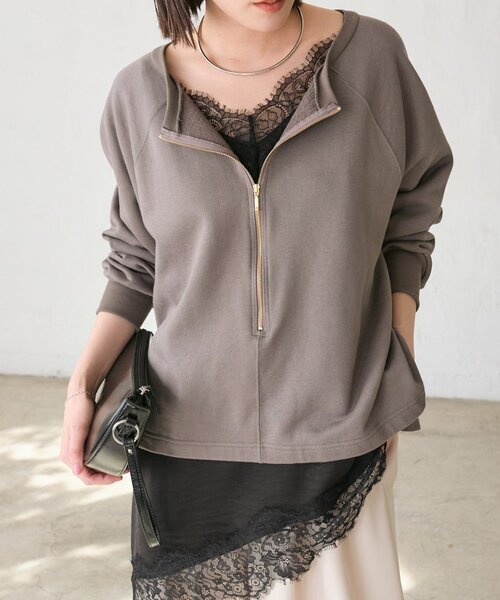 RIVE DROITE（リヴドロワ） トレーナー スウェット 「新色追加/抜け感