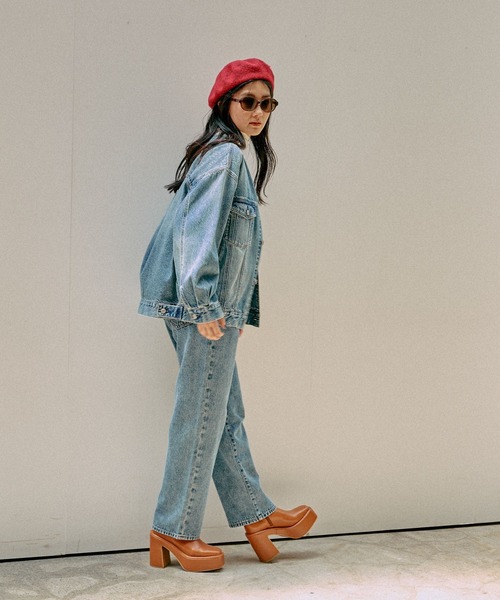 GLOBAL WORK デニムジャケット gジャン 軽やかGOODデニムジャケット