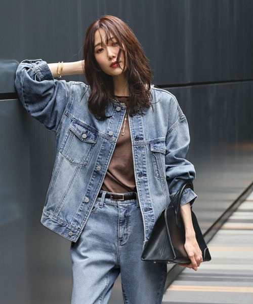 GLOBAL WORK デニムジャケット gジャン 軽やかGOODデニムジャケット