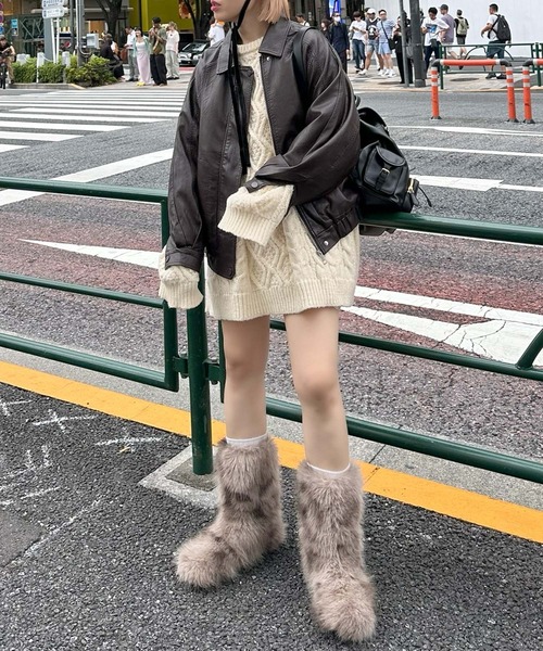Alley Tokyo ブーツ ファーブーツ レディース : ZOZOTOWN Yahoo!店