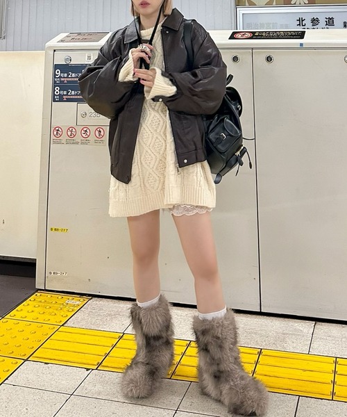 Alley Tokyo ブーツ ファーブーツ レディース : ZOZOTOWN Yahoo!店