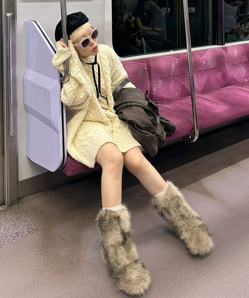 Alley Tokyo ブーツ ファーブーツ レディース : ZOZOTOWN Yahoo!店