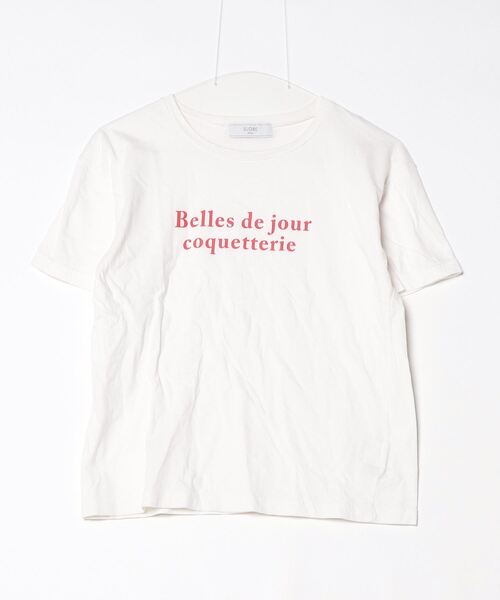 SLOBE IENA（スローブイエナ） 半袖Tシャツ FREE ホワイト レディース