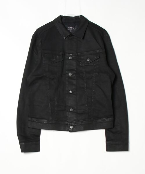 リプレイ デニムジャケット L ブラック リプレイ REPLAY 9zero1 black