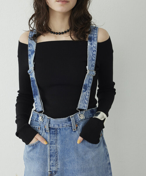 「THE PAUSE」 長袖ニット FREE ピンクベージュ レディース_画像6