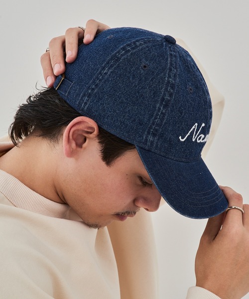 NAUTICA（ノーティカ） キャップ 帽子 LIGHT DENIM WASHED CAP 8オンス