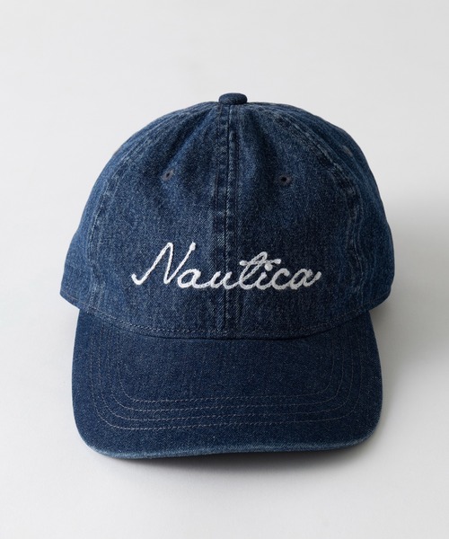 NAUTICA（ノーティカ） キャップ 帽子 LIGHT DENIM WASHED CAP 8オンス