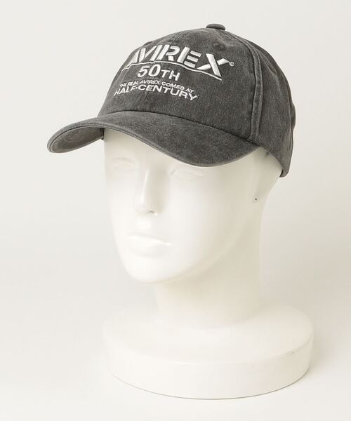 AVIREX ウィメンズ キャップ ホワイト/ブラック AVIREX（アヴィレックス） キャップ 帽子 メンズ レディース