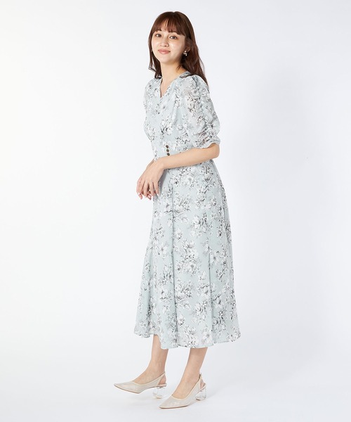 「LAISSE PASSE」 半袖ワンピース SMALL ミント レディース_画像5