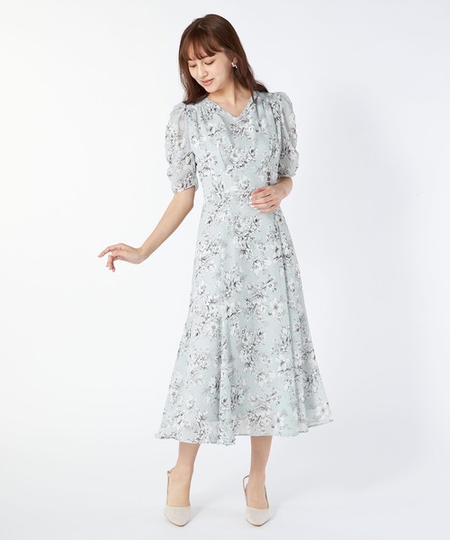 「LAISSE PASSE」 半袖ワンピース SMALL ミント レディース_画像6