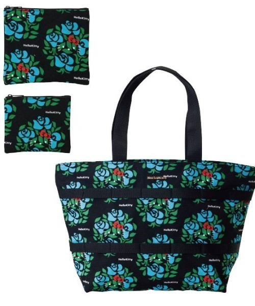 トートバッグ ハローキティ ブーケドゥローズ 大人キティ トートバッグ