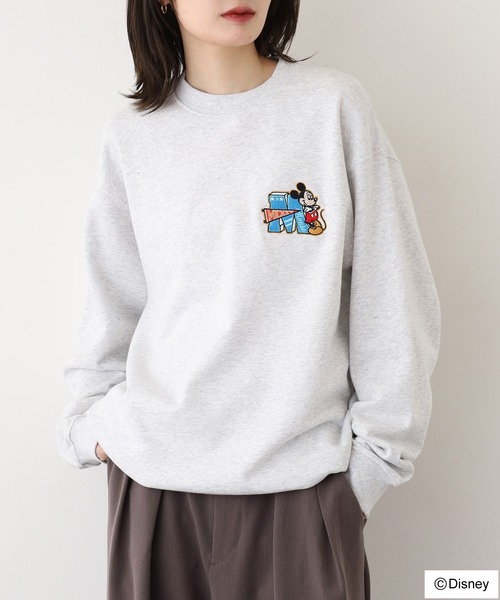 ATELANE（アテレーン） トレーナー スウェット DISNEY ミッキー