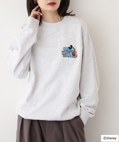 ATELANE（アテレーン） トレーナー スウェット DISNEY ミッキー