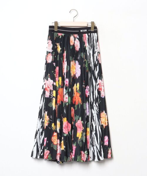 MSGM（エムエスジーエム） プリーツスカート 38 ブラック レディース