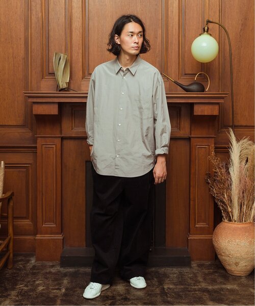 「THOMAS MASON」 長袖シャツ LARGE グリーン系その他 メンズ_画像7