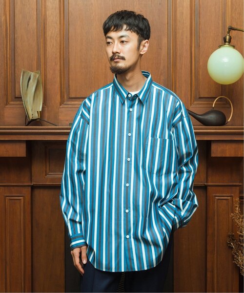 「THOMAS MASON」 長袖シャツ LARGE グリーン系その他 メンズ_画像8