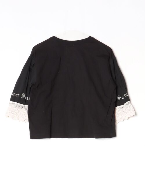 「GO TO HOLLYWOOD」 7分袖カットソー ONE SIZE ブラック レディース_画像2