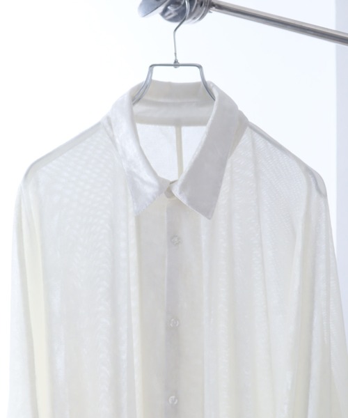 「welise」 長袖シャツ S オフホワイト メンズ_画像7