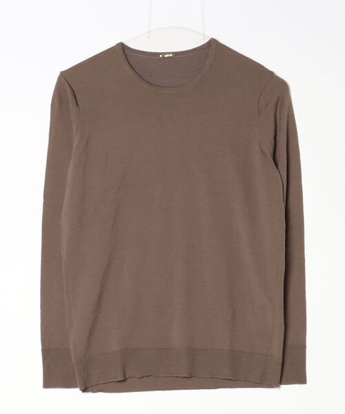 MUSE de Deuxieme Classe 「MUSE classe」 長袖ニット 38 ブラウン